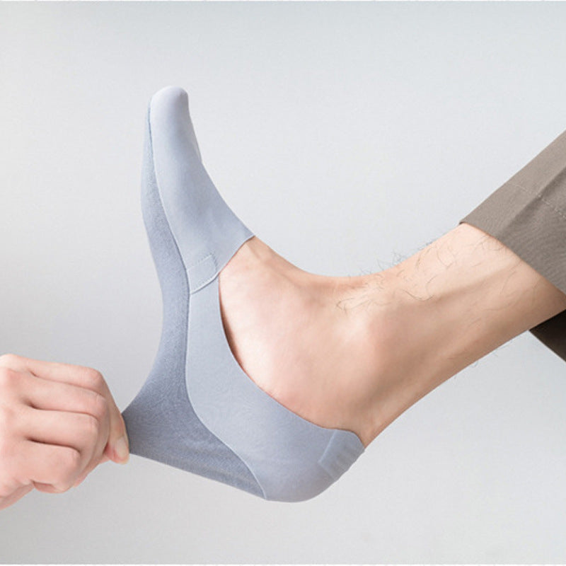 Zijden sokken met een gekoelde afwerking: Antislipcomfort voor uw voeten