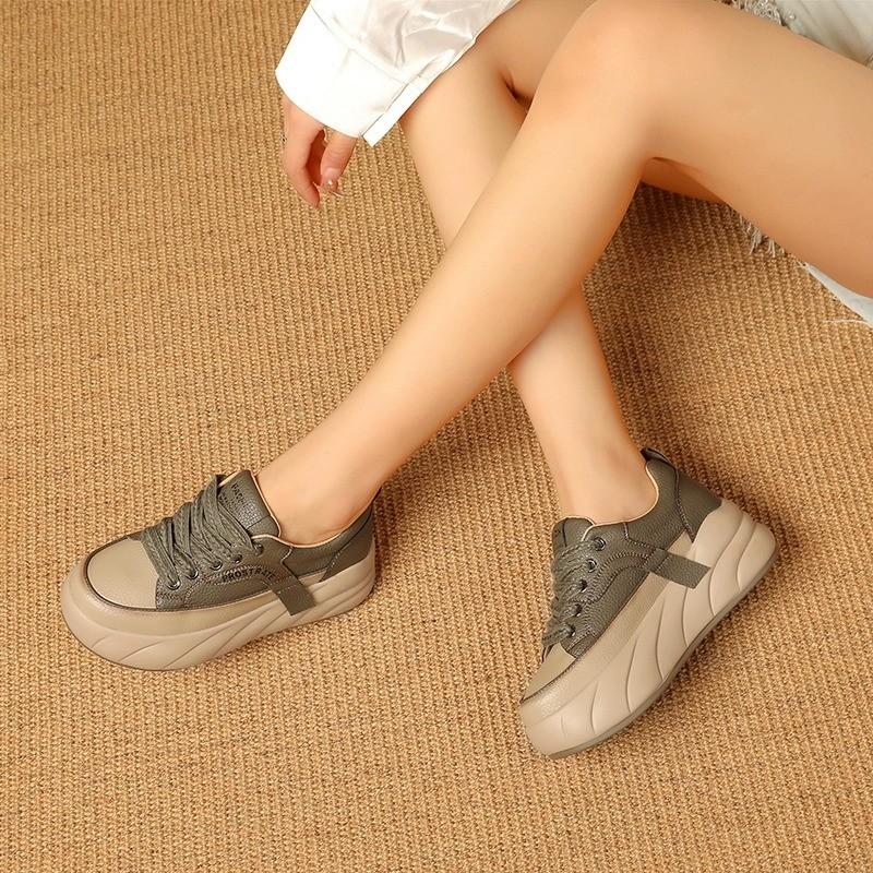Martins sneakers met een verhoogde zool