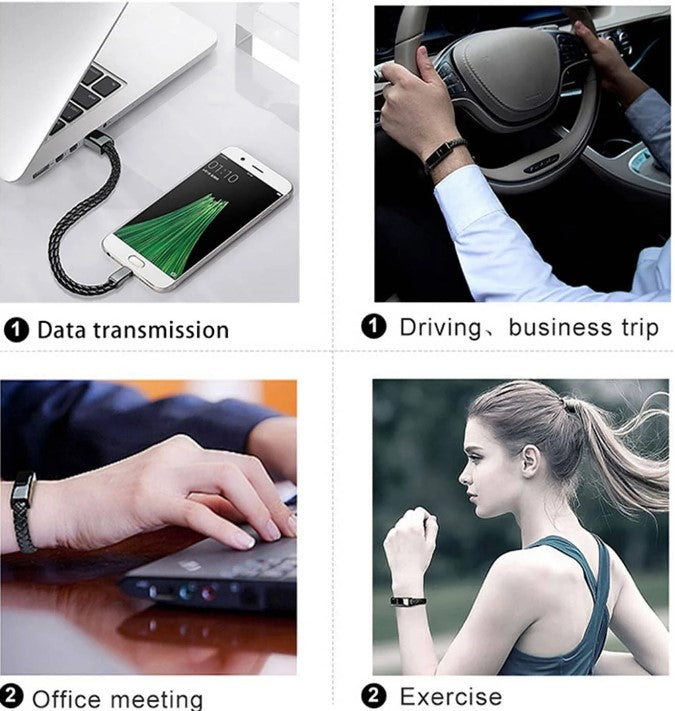 Le bracelet élégant qui charge votre téléphone partout